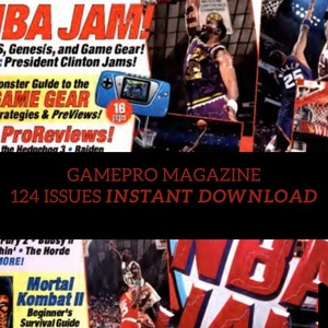 GamePro Magazine 124 Issues - Vintage Gaming Publication Collection - Digital Download