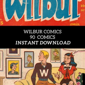 Wilbur Comics: Complete Vintage Issue Collection - 90 Issues Digital Download-CBR Format
