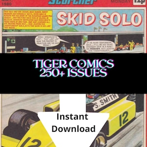 Tiger British Comics  249 Issues, Annuals, and Specials Digital Download-CBR Format