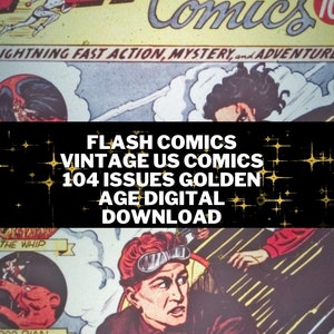 Flash Comics Lev Gleason Publications: Golden Age, 104 Issues (Digital Download)