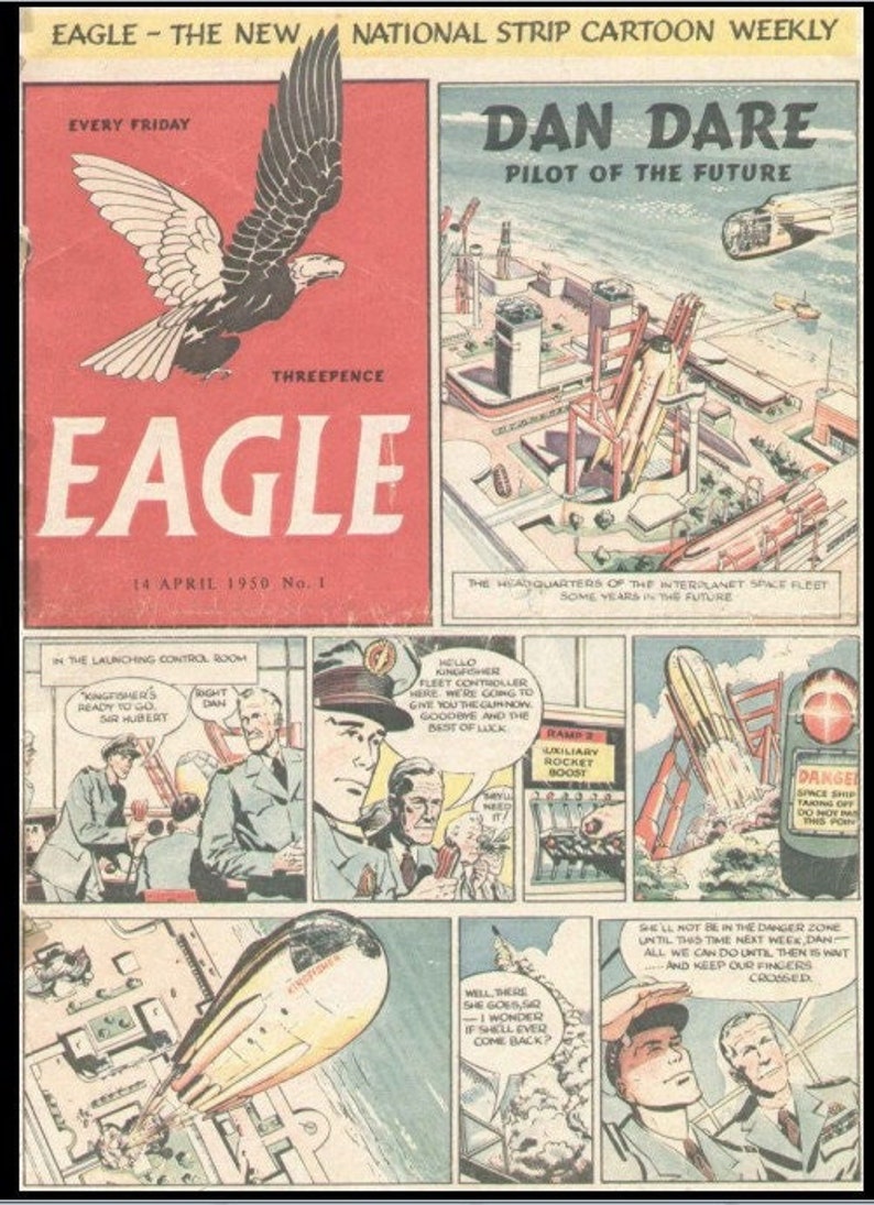 Eagle Comics 1950-1994 Dan Dare Vintage Comics 700 Issues Digital Download CBR Format image 2