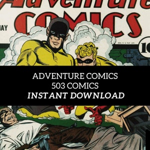 Adventure Comics & New Comics: Vintage Golden Age Collection - 503 Issues Digital Download-cbr Format
