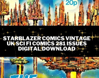Starblazer Comics Vintage Uk Sci Fi Comics 281 Issues Digital Download-CBR Format