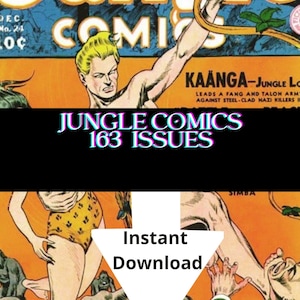 Jungle Comics Adventures: Complete Collection - Issues 1-163 Digital Download- CBR Format