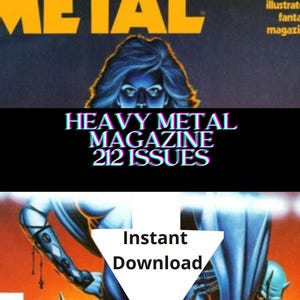 Heavy Metal Magazine Steampunk 212 Issues Digital Download- CBR Format