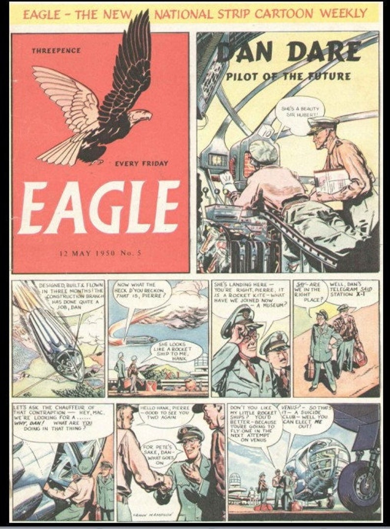 Eagle Comics 1950-1994 Dan Dare Vintage Comics 700 Issues Digital Download CBR Format image 6