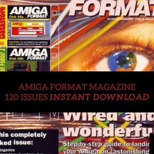 Amiga Format Magazine: Vintage Issue Collection - 120 Issues Instant Download