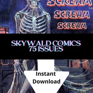 Skywald Magazine Vintage Horror Comics 74 Issues Digital Download-CBR Format