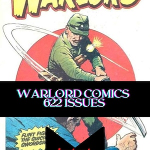 Warlord Comics Vintage Collection  622 Issues Digital Download-CBR Format