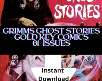 Grimm's Ghost Stories Comics 1-61 - Digital Download Gold Key Comics- CBR Format