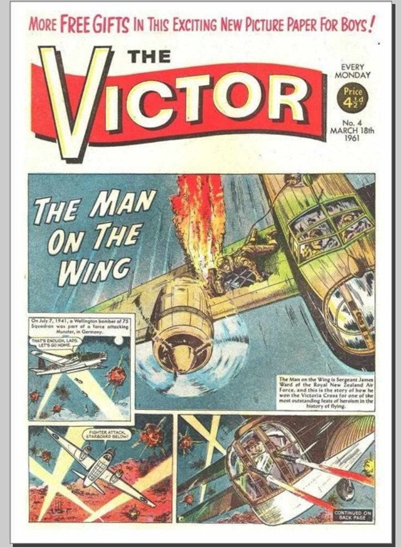 Victor Comics Collection 938 Issues Vintage Action and Adventure Digital Download-CBR Format Bild 3