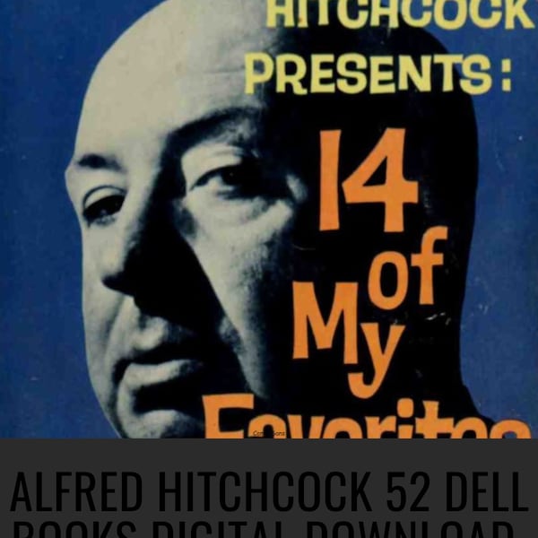 Alfred Hitchcock Dell Books Digital Download - Immerse Yourself in the World of Suspense and Mystery!