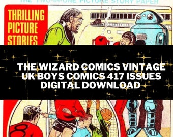 The Wizard Comics Vintage Uk Boys Comics 417 Issues Digital Download-CBR Format