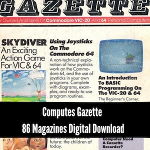 Computes Gazette Magazine 86 Issues Digital Download - Relive the Golden Age of Computing!