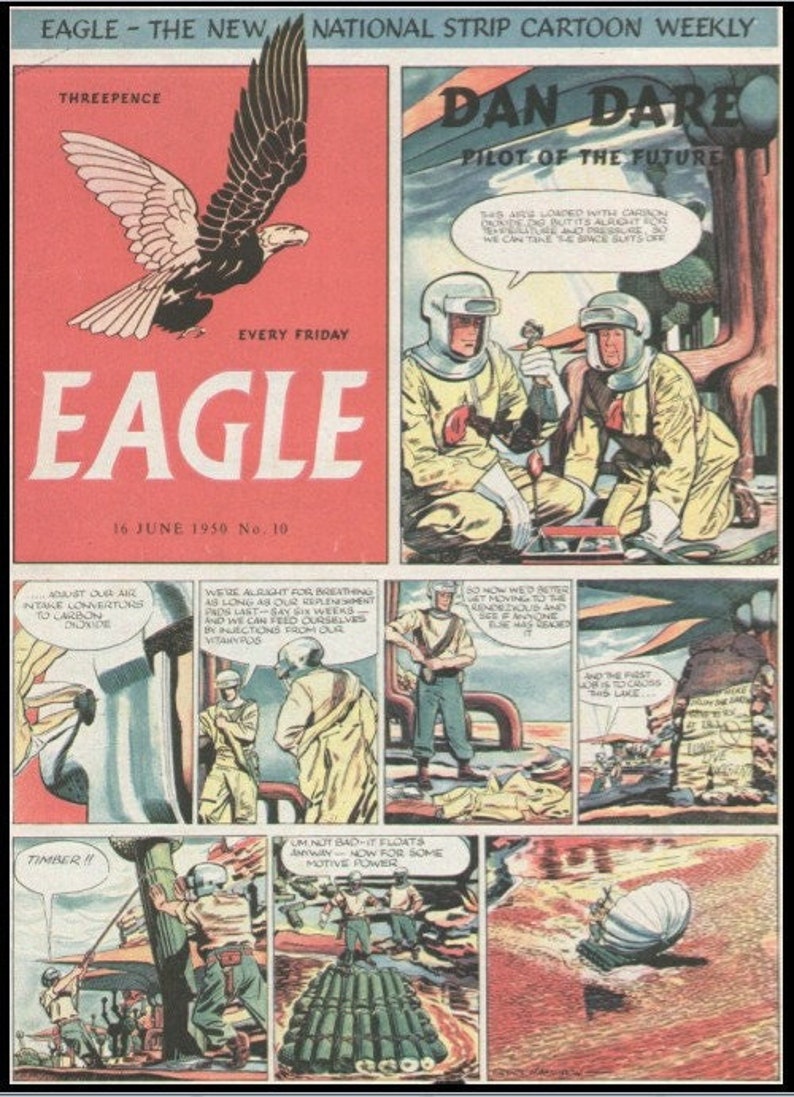 Eagle Comics 1950-1994 Dan Dare Vintage Comics 700 Issues Digital Download CBR Format image 4