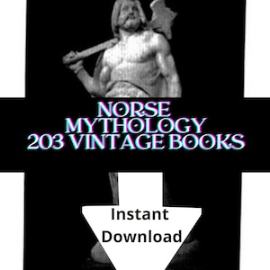 Vikings & Norse Mythology Books Digital Download - 203 Epic Tales and Legends Bundle