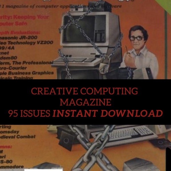 Creative Computing Magazine Vintage Us Computing Magazine 95 Issues Digital Download