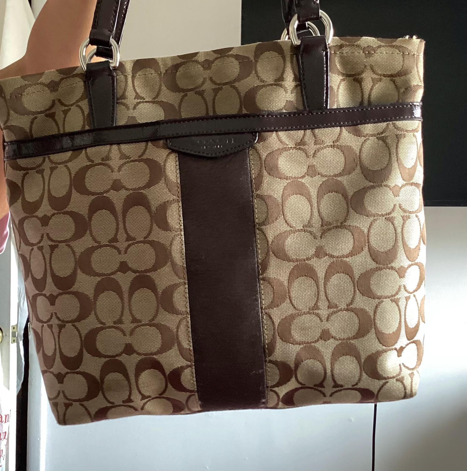 Brown Coach Tote - Etsy Canada