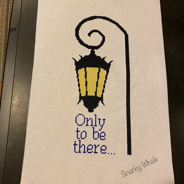 Wellesley College Lamp cross stitch pattern - iconic lamp, only to be there, lamppost