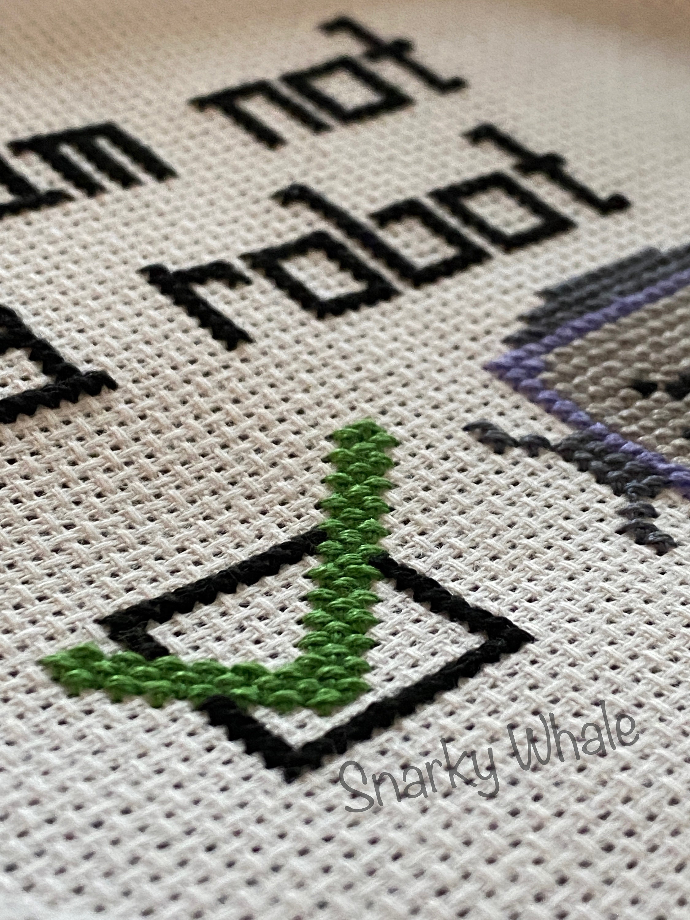 I Am Not a Robot Cross Stitch Patterns - Combo Listing, AI Pattern ...