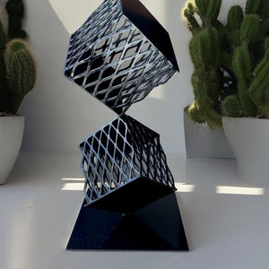 Structube Hexagon Metal Sculpture