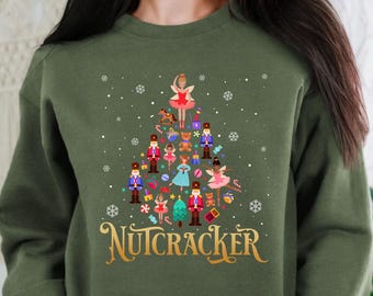 Nutcracker Christmas Sweatshirt, Ballet Holiday Shirt, Nutcracker Ballet Tee, Dance Teacher Gift, Xmas Dancer Top