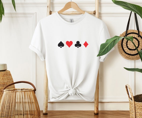 Playing Cards Shirt, Hearts Shirt, Diamonds Shirt, Clubs Shirt, Spades Shirt, Howdy Shirt, Card Games Shirt, Playing Card Deck, Queen Shirt