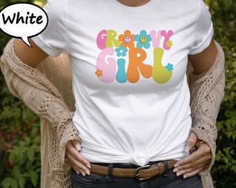 Groovy Girl Shirt, Hippie Girl Flowers Shirt, Stay Groovy Shirt, Groovy Girl Birthday Shirt, Retro Birthday Shirt, Hippie Floral Shirt