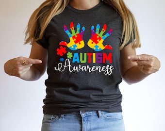 Autism Awareness Shirt, Autism Aware T-shirt, Autism T Shirt, Autism Support Tee, Autism Support Shirt, Autism Month Shirts