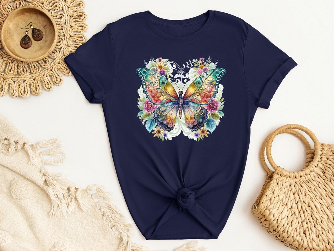 Women Butterfly Shirt