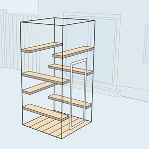 My Own Den Habitat Haven Catio Enclosure Standard & Petit image 6