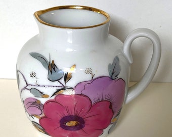 Vintage URSS LFZ Lomonosov Crema de Porcelana o Jarra de Leche