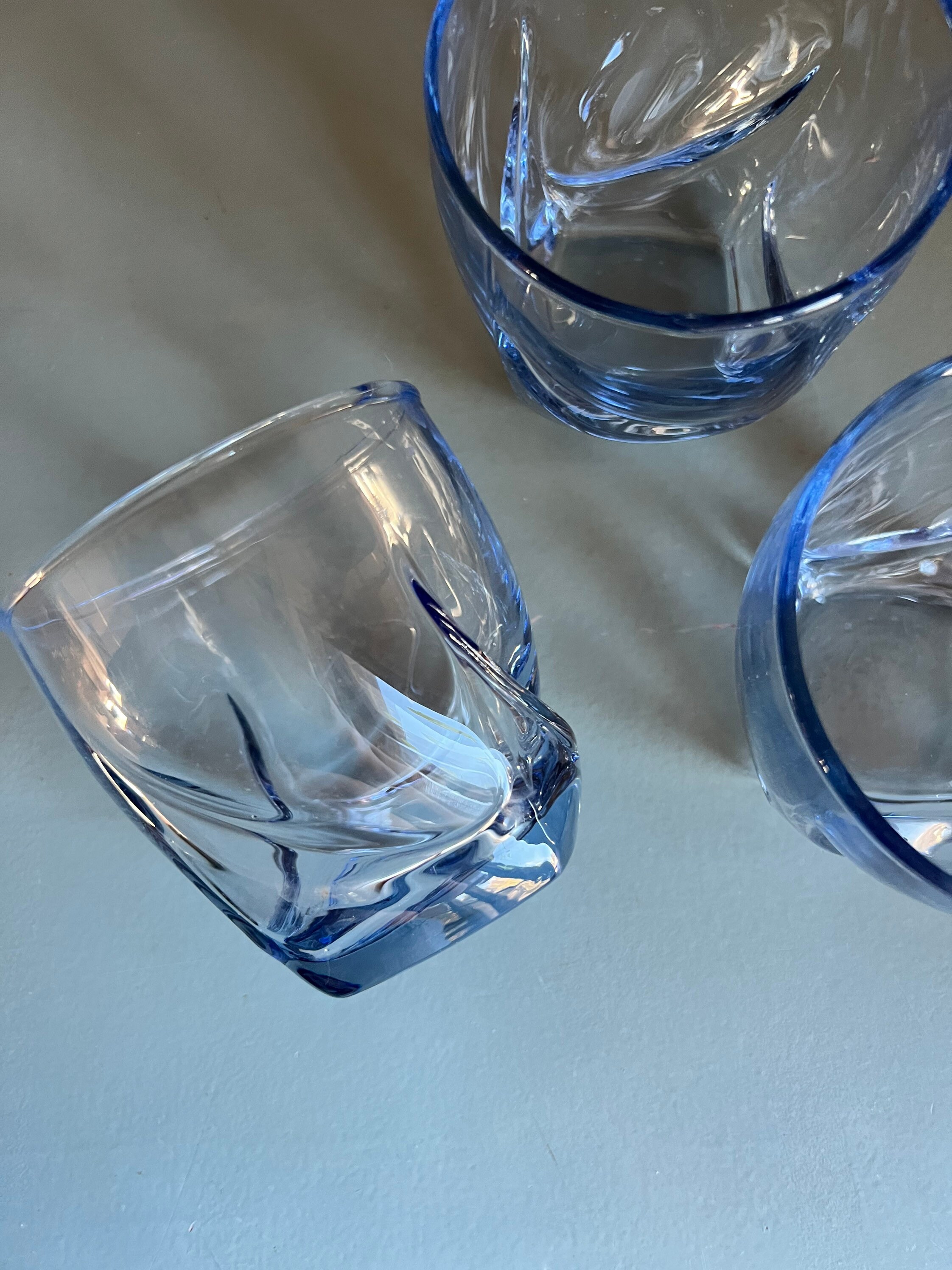 Libbey Imperial Old Fashioned Low Ball Glasses Vintage Misty Etsy