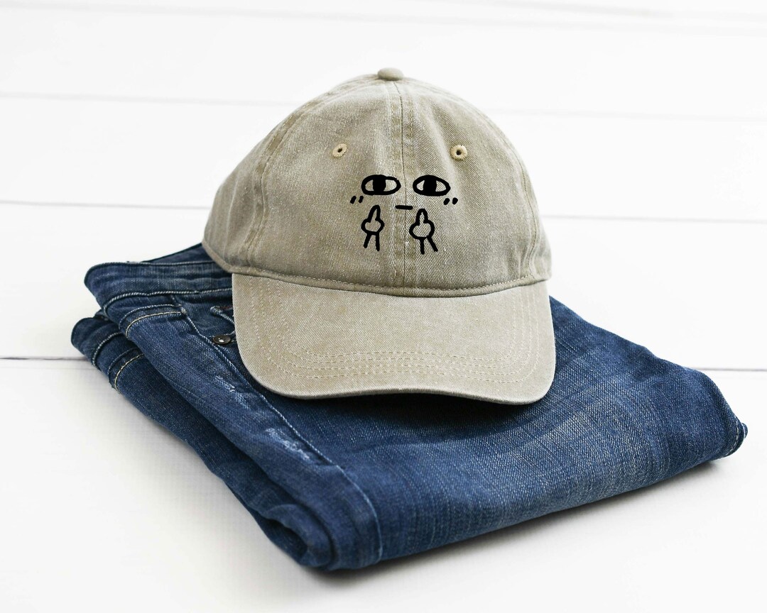 Middle Finger Hat Funny Hat Sarcastic Cap Humorous Hat Etsy