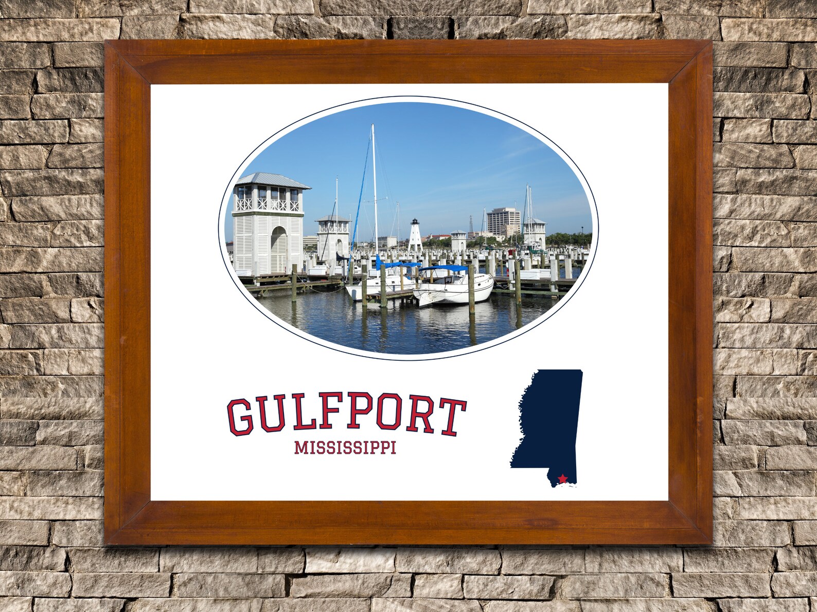 Gulfport Mississippi Svg Jpg Png Pdf Silhouette - Etsy