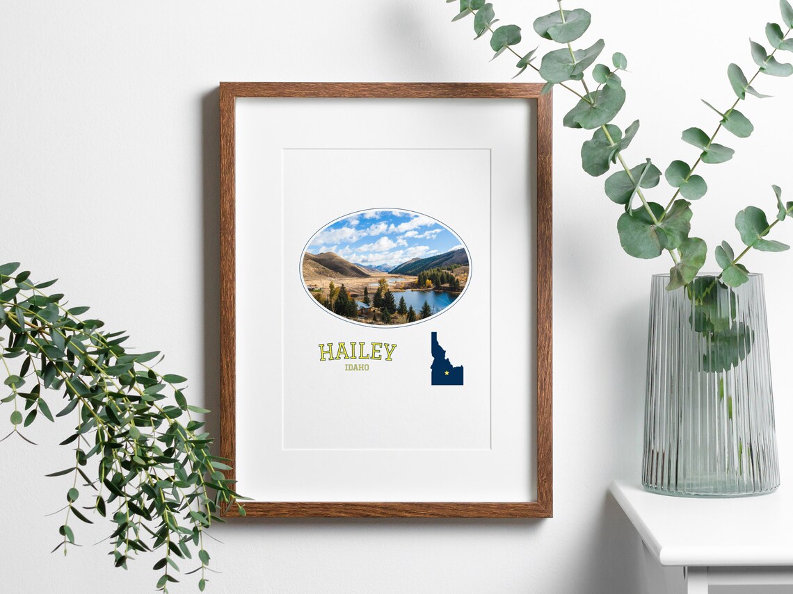 Hailey Idaho Deer Creek Svg Jpg Png Pdf Silhouette Etsy