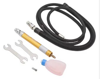 70,000 RPM Air Micro Grinder – Pneumatic Rotary Tool for Wood Carving & CNC Finishing – Professional Detail Tool