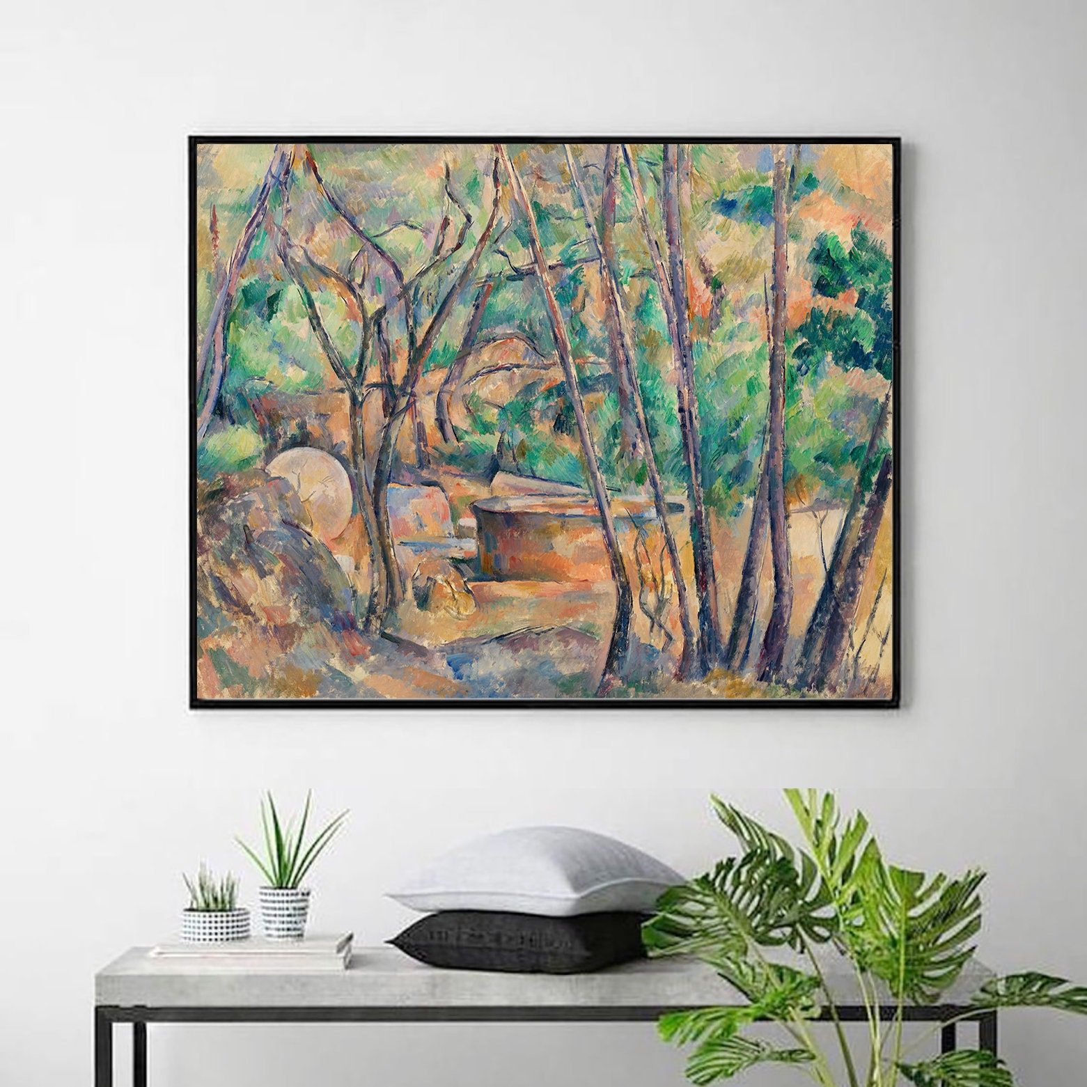 Millstone and Cisternpaul Cezanne,home Office Decor,fine Art Poster