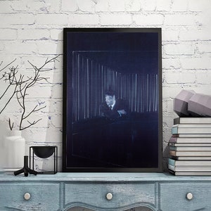 Man in Blue -Francis Bacon,Home Office Decor,Modern Wall Decor, Surrealist Art,canvas art,Giclee Print,Custom sizes available