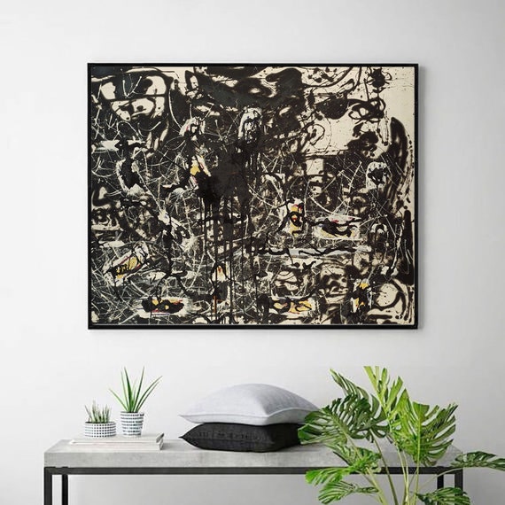 Jackson Pollock Yellow Islands