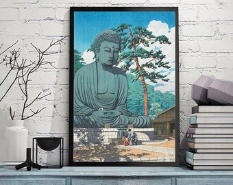 橋本興家作「龍安寺の庭」日本美術版画、木版画、ジクレー版画、版画