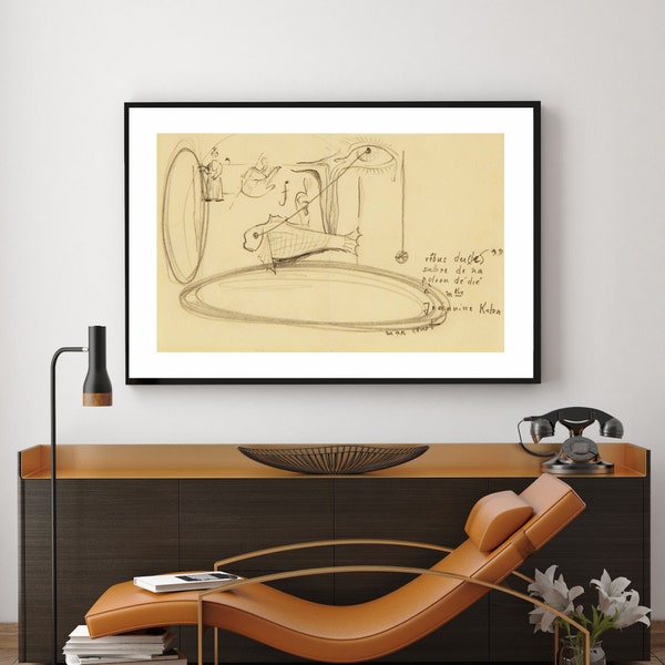 rebus du sabre-Max Ernst ,Home Office Decor,Fine art Poster,Modern Wall Art,canvas art,German Art,Giclee Print,Custom sizes available