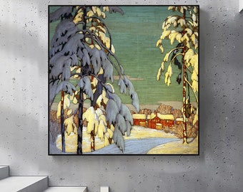 lauren_harris_321-Lawren Stewart Harris,home decor, geometric abstractions,the Group of Seven,Canadian landscape art,Custom sizes available