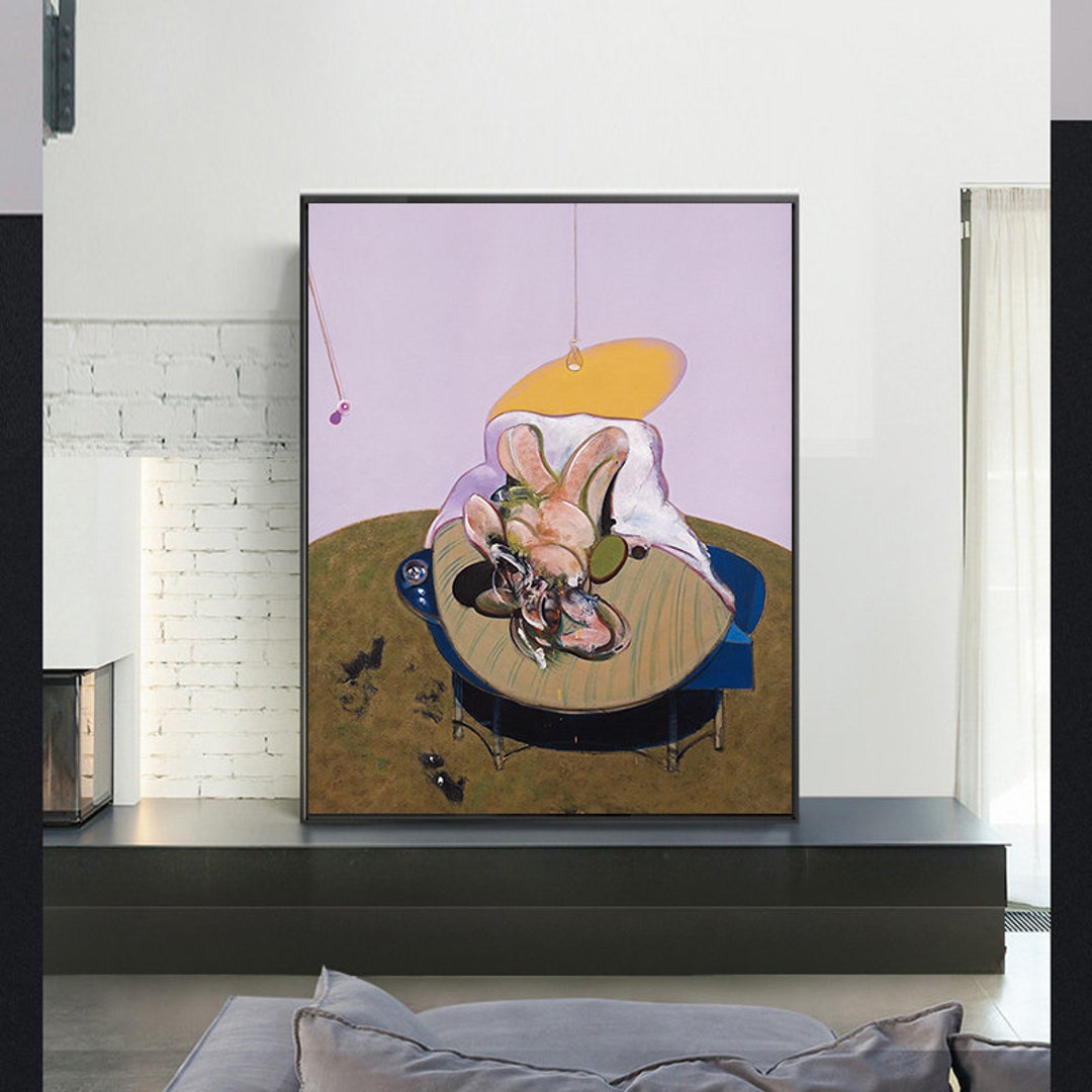 Lying Figure, 1969-francis Bacon,home Office Decor,modern Wall Decor ...