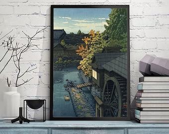 風景画「瀬戸の夕暮れ」アクリル画/B3サイズ　瀬戸大橋より 風景画「瀬戸の夕暮れ」アクリル画/B3サイズ 瀬戸大橋より 風景