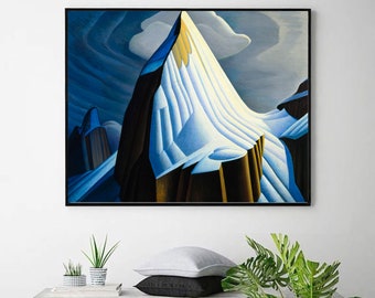 Mt._Lefroy_online_usage-Lawren Stewart Harris,geometric abstractions,the Group of Seven,Canadian landscape art,Custom sizes available