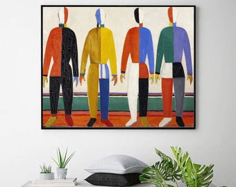 マレーヴィチ「ブラックサークル」展ポスター：シュプレマティズム