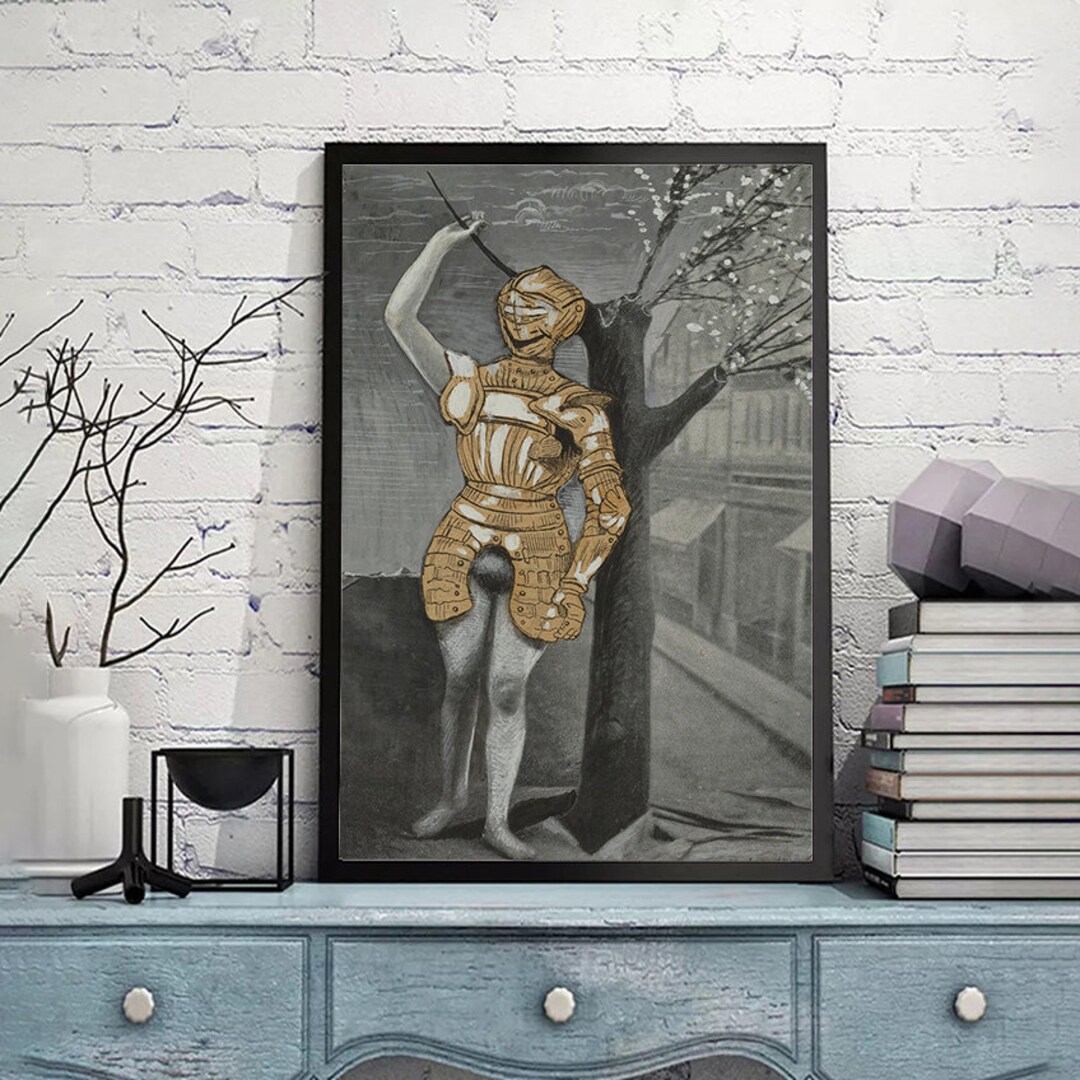 The Half-naked Knight-max Ernst,home Office Decor,fine Art Poster