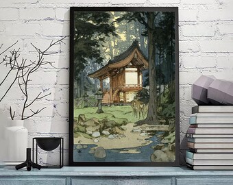 版画他写真の9点 Amazon.co.jp: 川瀬巴水 版画 東京二十景 滝乃川 昭和四年 38.5