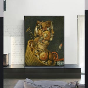 Circle of Giuseppe-Giuseppe Arcimboldo,Italian Painter,Colorful Botanical Art,Home decor,Gift Idea,Vintage Wall Art,Custom sizes available